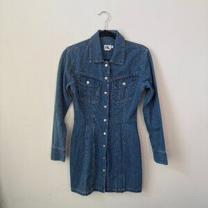VTG Calvin Klein Jeans Denim Mini Dress